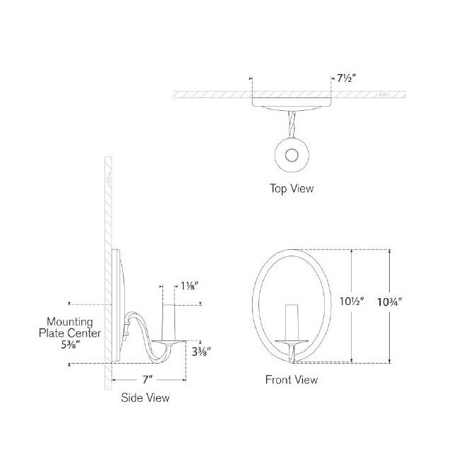 Ancram Small Single Wall Dimensions