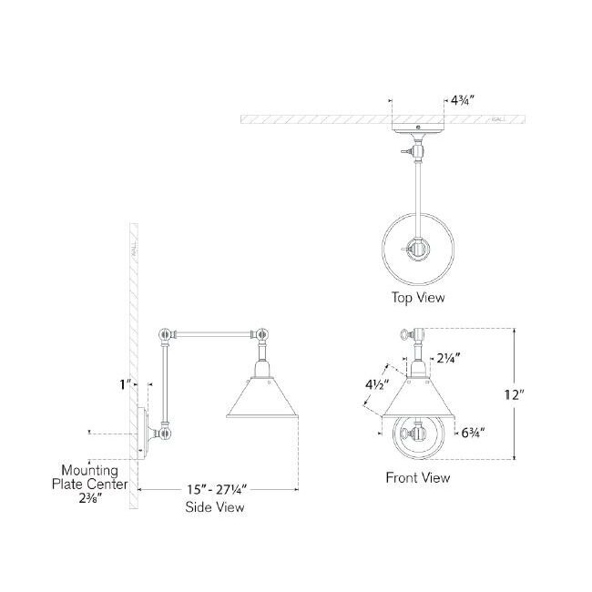 Anette Library Wall Dimensions