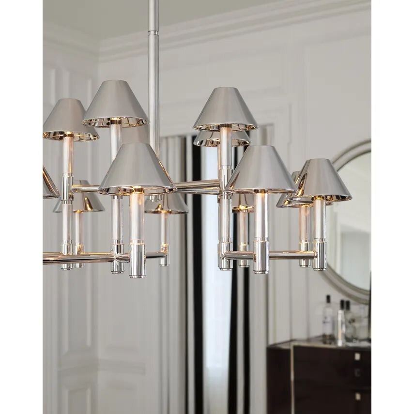 Barrett Large Knurled Chandelier Suspension - Visual Comfort Barrett Large Knurled Chandelier Suspension - Visual Comfort