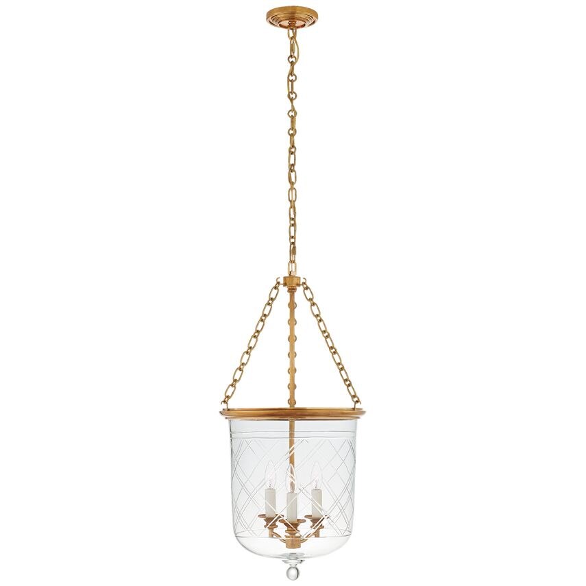 Cambridge Smoke Bell Lantern Suspension