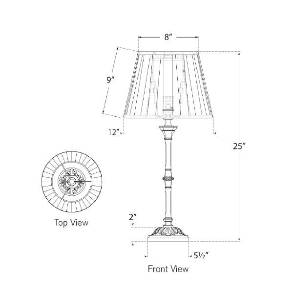 Doris Medium Table Dimensions