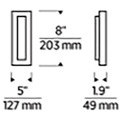 Aspen Outdoor Wall Dimensions
