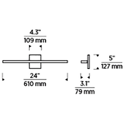 Banda Bath Wall Dimensions