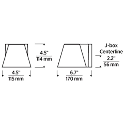 Bowman Outdoor Wall Dimensions