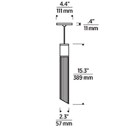 Tibor Suspension Dimensions