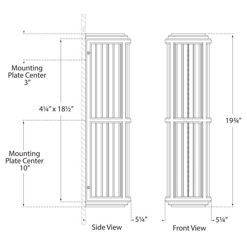 Perren Medium Wall Dimensions