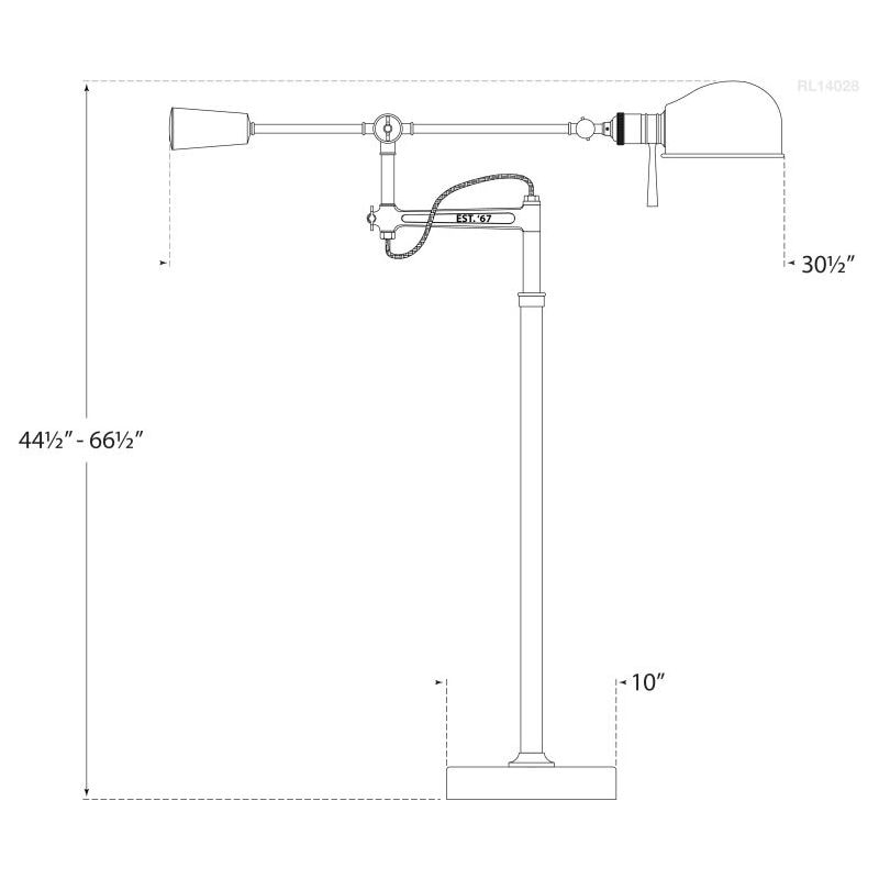 RL 67 Boom Arm Floor Dimensions