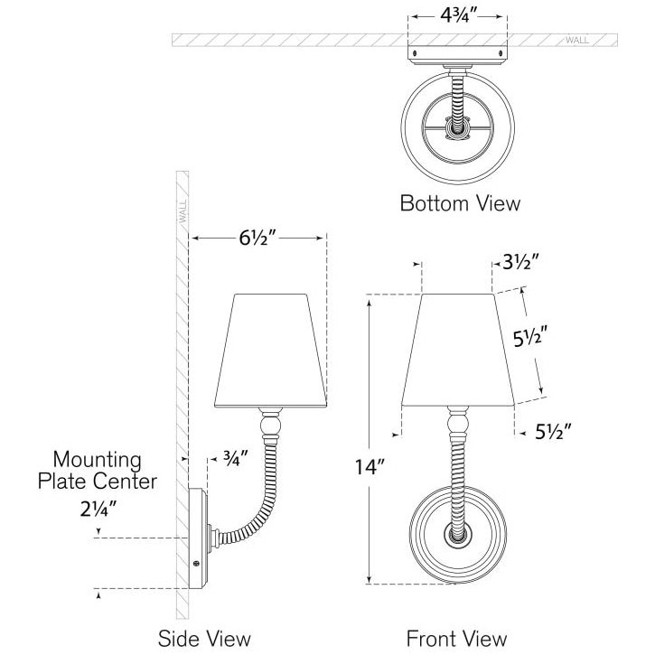 Basden Medium Wall Dimensions