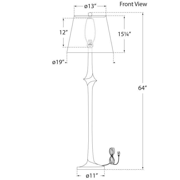 Bates Large Sculpted Floor Dimensions