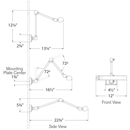Cabinet Maker Double Library Wall Dimensions