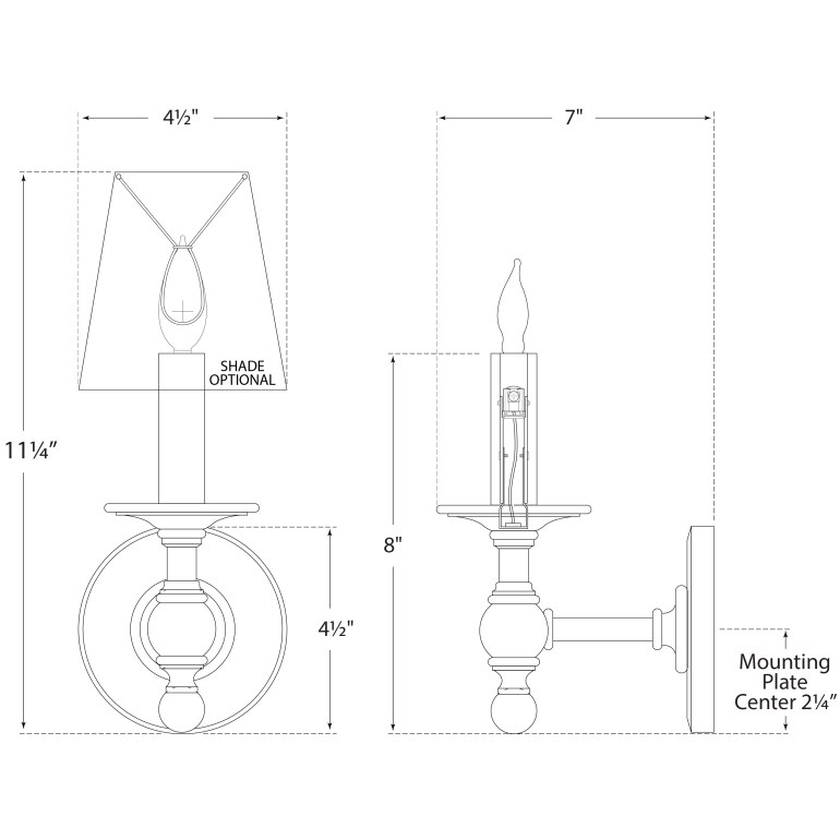 Classic Single Wall Dimensions