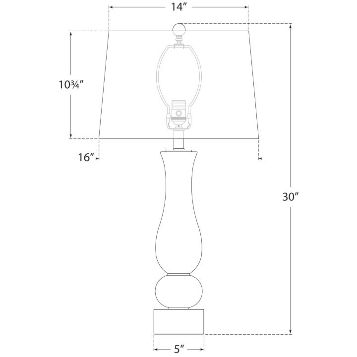 Contemporary Balustrade Crystal Table Dimensions