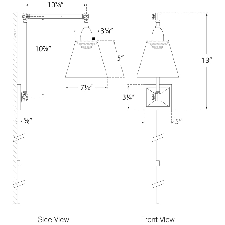 Jane Double Library Wall Dimensions