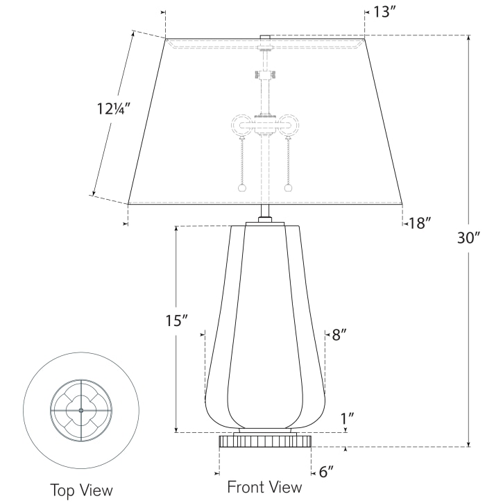 Penelope Table Dimensions