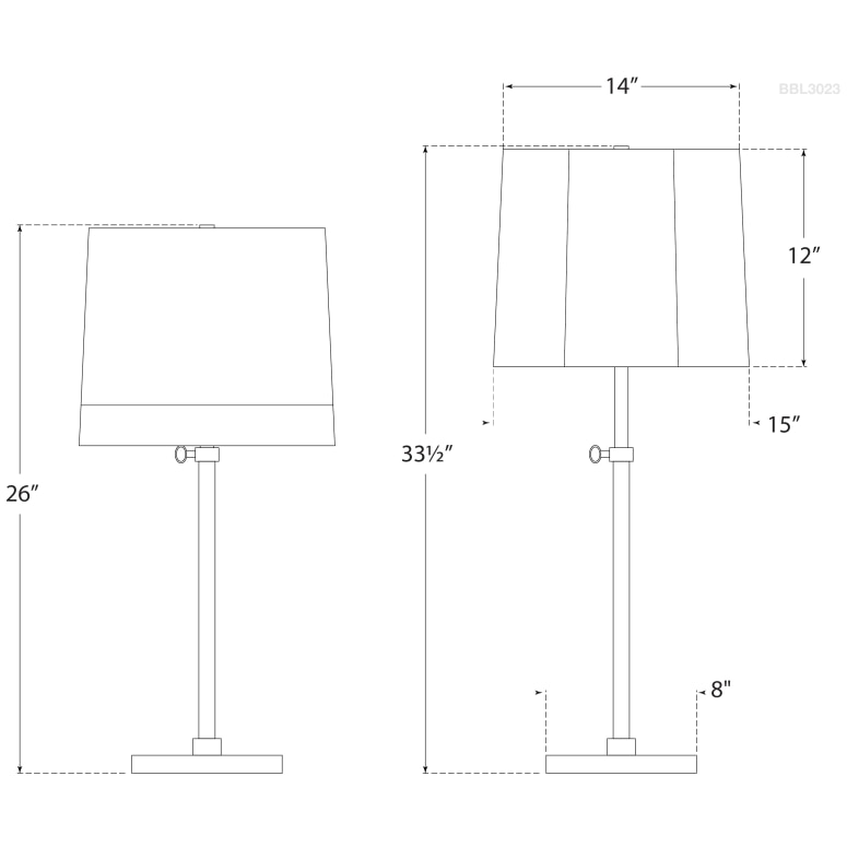 Simple Adjustable Table Dimensions