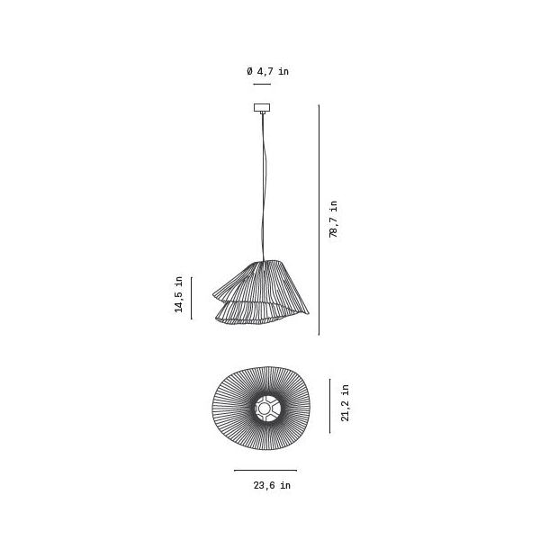 Tempo Vivace Large Suspension Dimensions