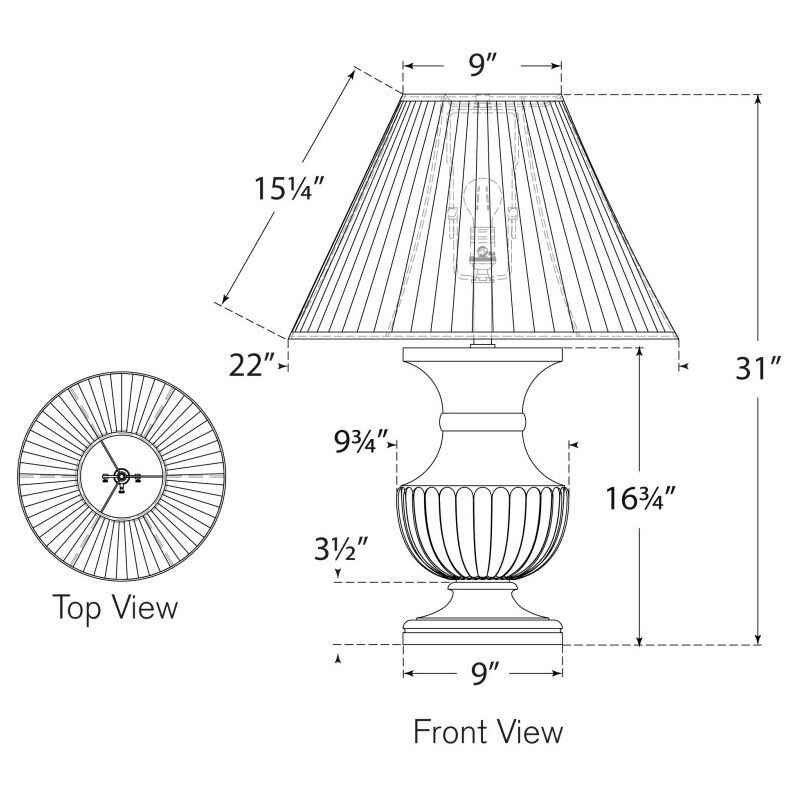 Tisdale Large Table Dimensions