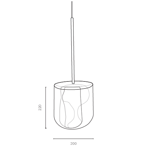 Aura Floor/Suspension Dimensions