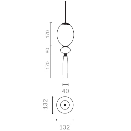 Calliope N6 Decorative Object Dimensions