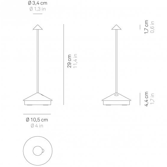 Pina Pro Outdoor Portable Table Dimensions