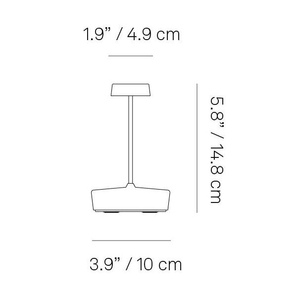 Swap Mini Outdoor Portable Table Dimensions