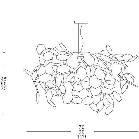 Andromeda Suspension Dimensions