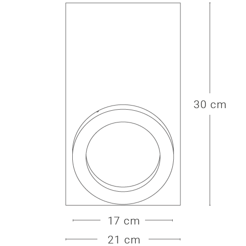 Meta Rectangular Wall Dimensions