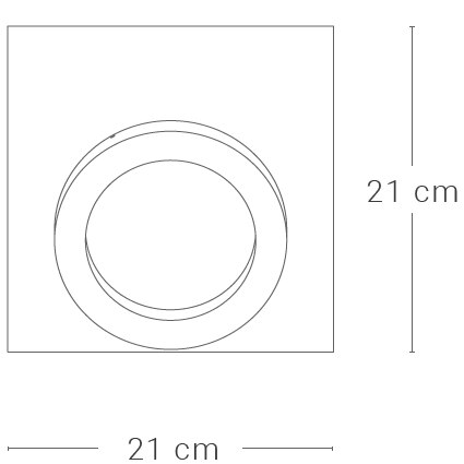 Meta Square Wall Dimensions